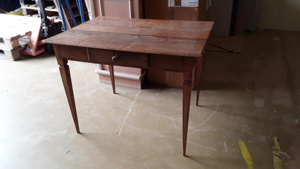 BUREAU CHENE 1 TIROIR