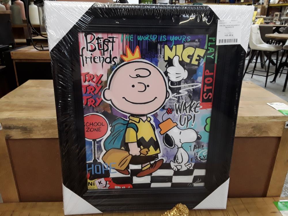 TABLEAU 50X60 ENCADRÉ ET NUMEROTÉ