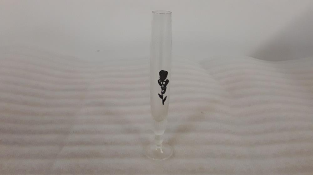 PETIT VASE VERRE DECO ETAIN