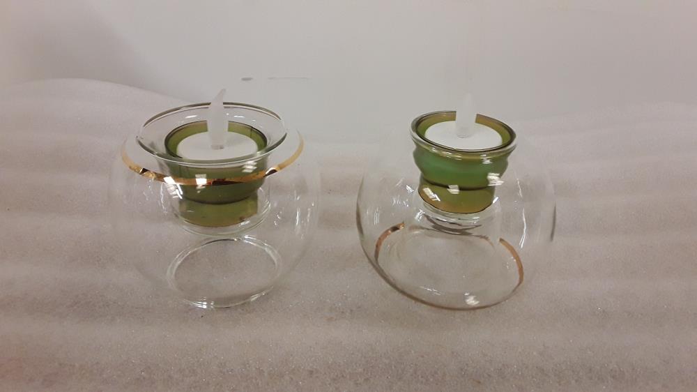PHOTOPHORE VERRE BOUGIE PILE