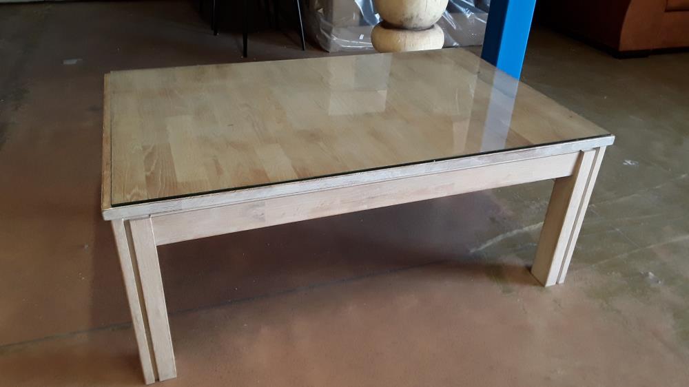 TABLE BASSE CHENE BLANCHI