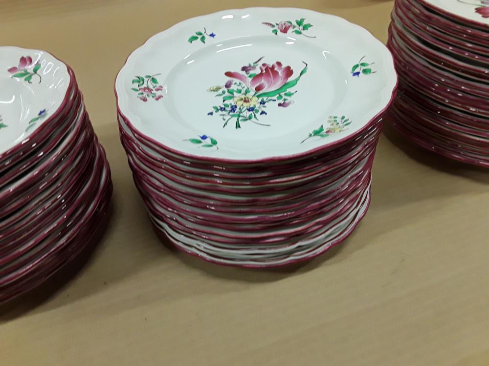 ASSIETTE PLATE LUNEVILLE 