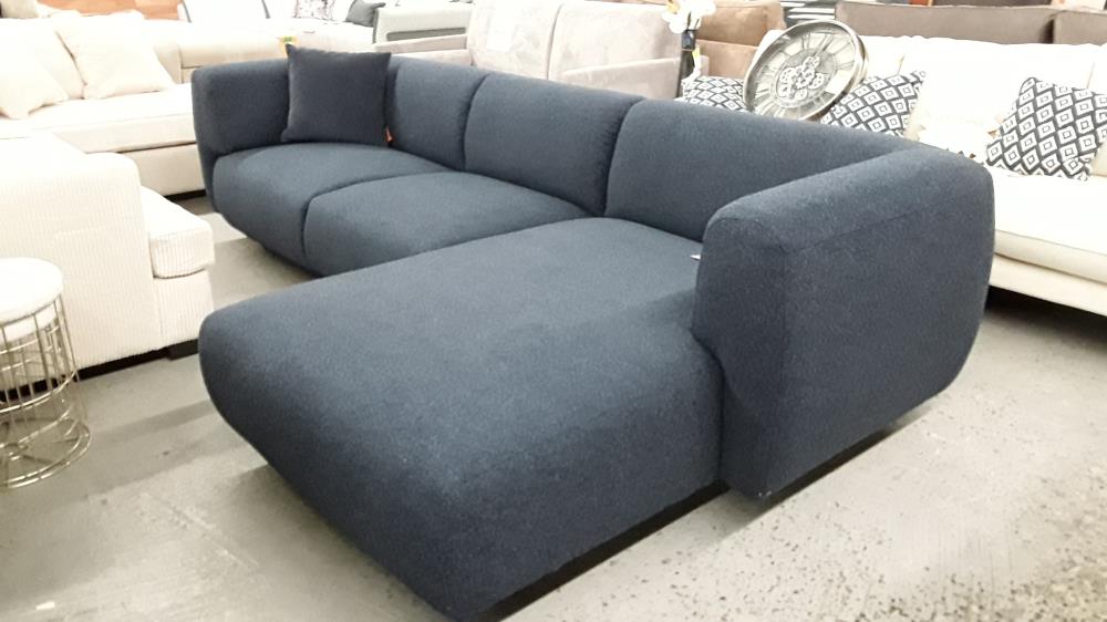 CANAPE HABITAT DESTOCK HAUT DE GAMME BLEU / VALEUR 1790€