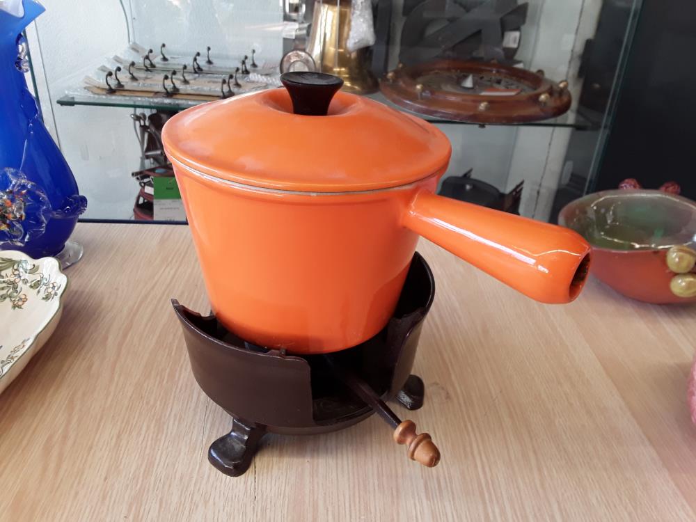 SERVICE FONDUE VINTAGE LE CREUSET 