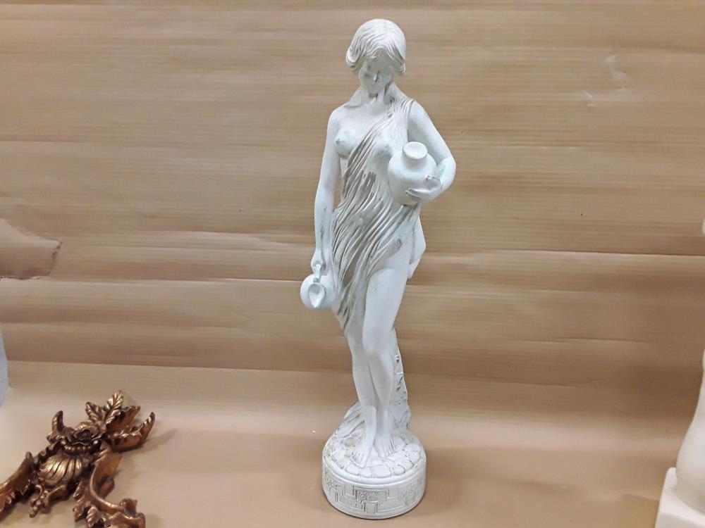 STATUE FEMME POT 