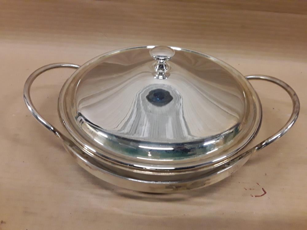 PLAT VERRE METAL ARGENTÉ 