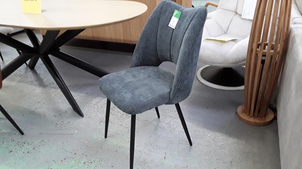 CHAISE SPENCER GRIS FONCE 