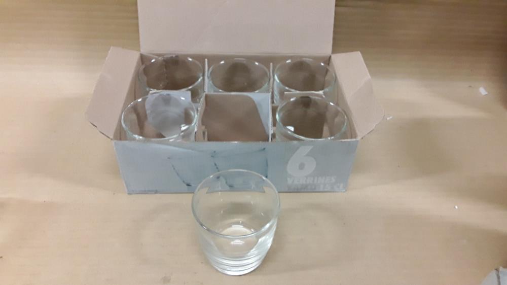 LOT DE 6 VERRES