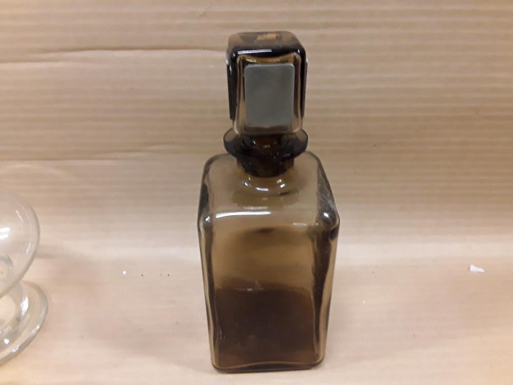 BOUTEILLE VERRE FUMÉ 