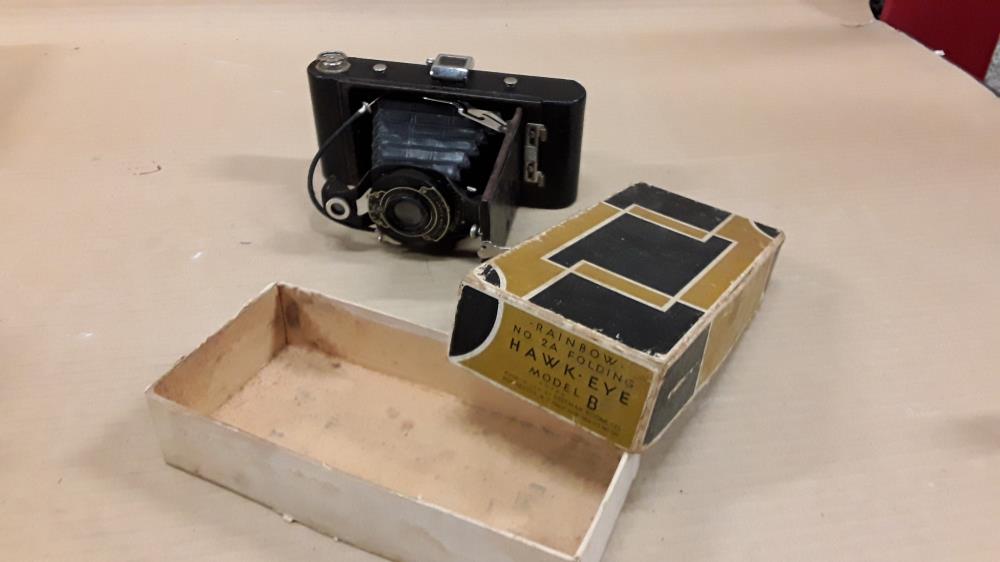 APPAREIL PHOTO ANCIEN HAWK-EYE MODEL B RAIBOW KODAK
