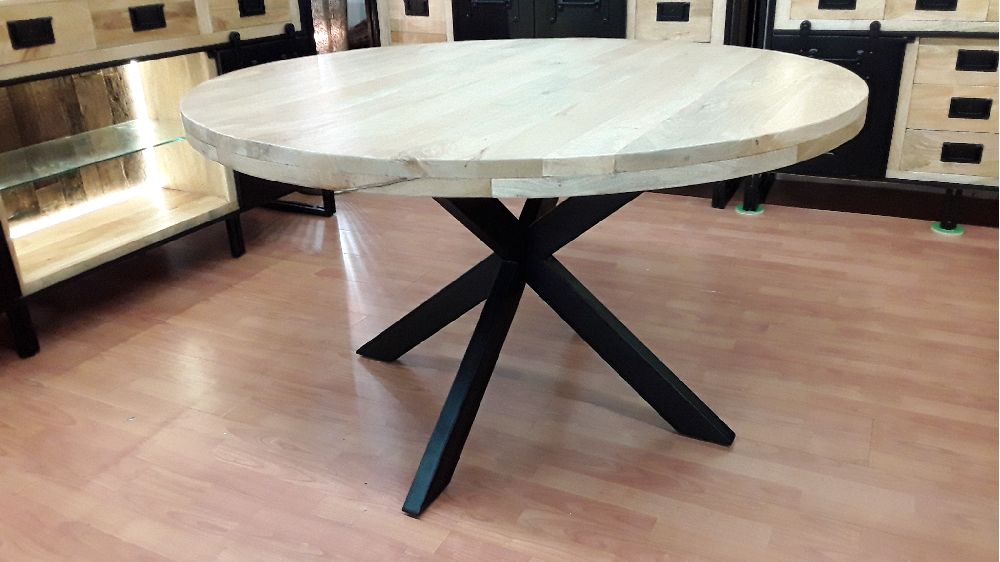 TABLE RONDE MANGUIER 120