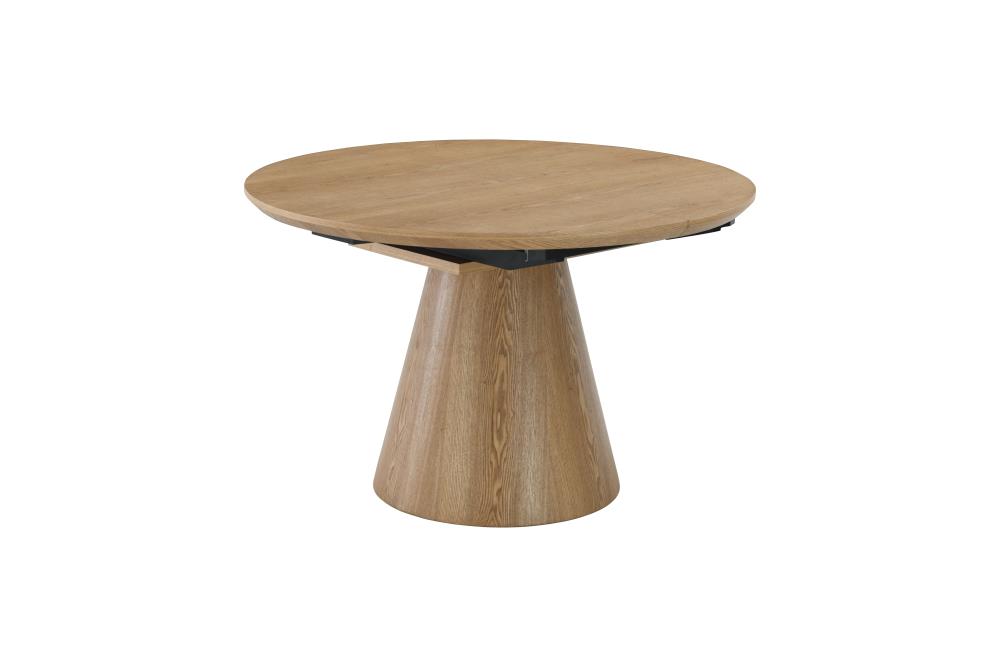 TABLE DE SALLE A MANGER OPERA  PLAQUAGE CHENE 120/60*120*75 CM 