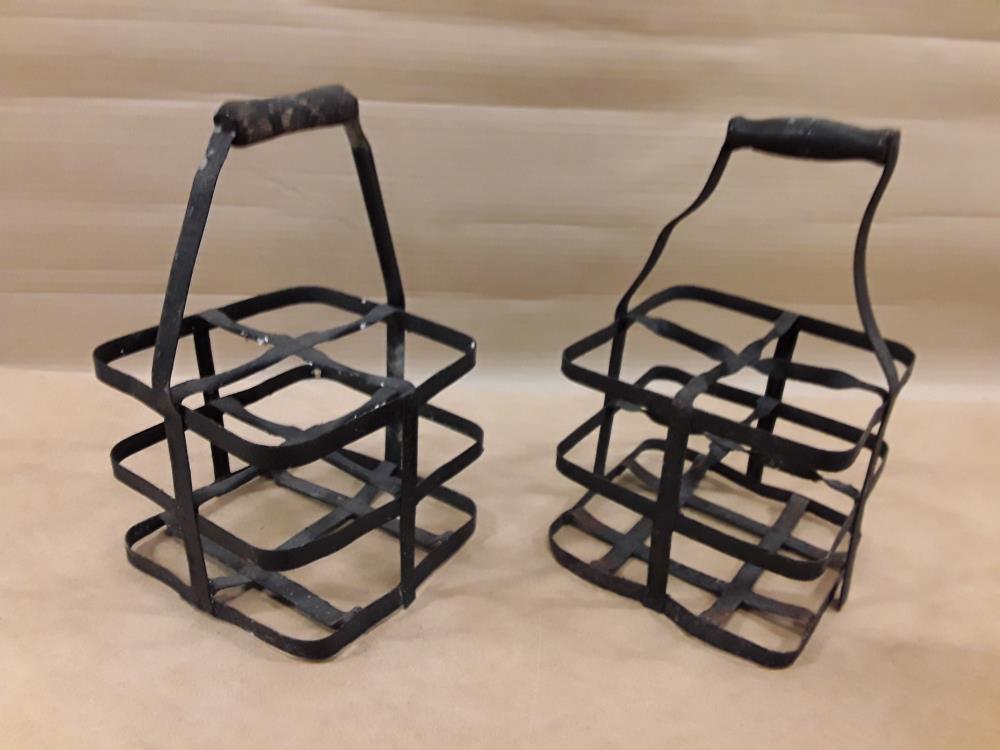 PORTE BOUTEILLES METAL ANCIEN