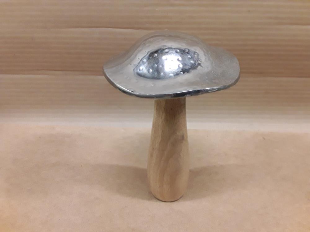 DECO CHAMPIGNON BOIS METAL