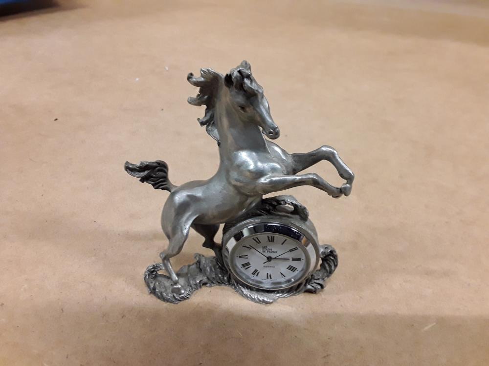 HORLOGE CHEVAL LES ETAINS DU PRINCE