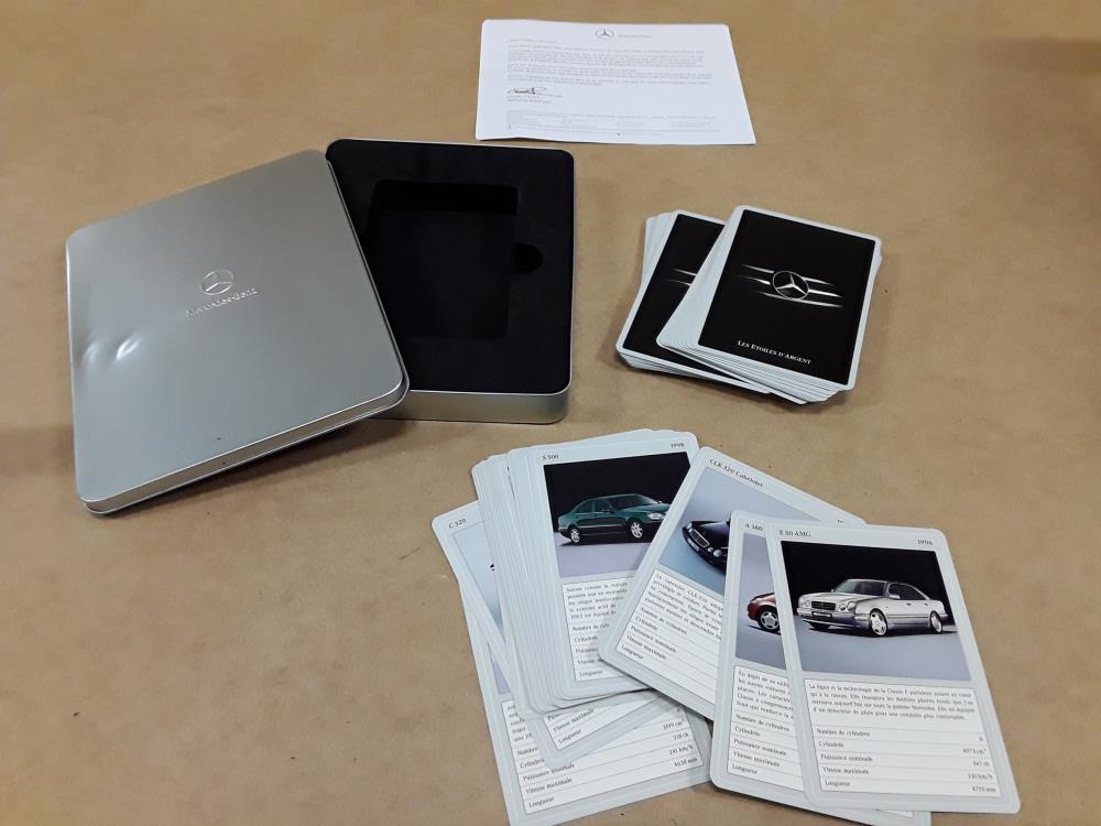 COFFRET DE CARTES DE COLLECTION MERCEDES