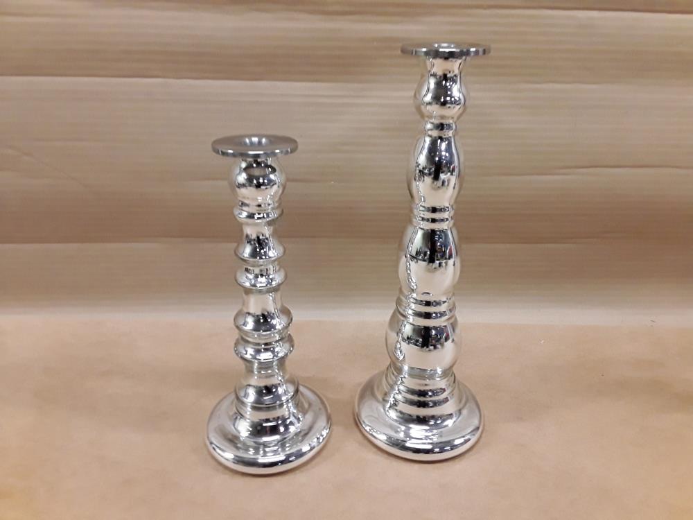 BOUGEOIR VERRE CHROME