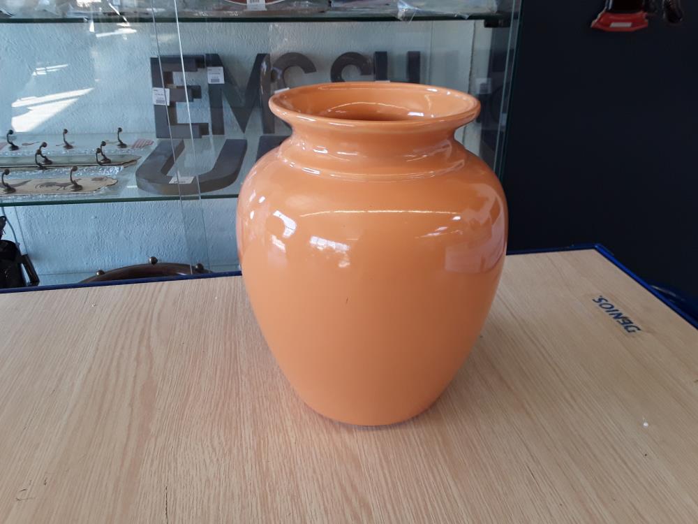VASE CÉRAMIQUE ORANGE 
