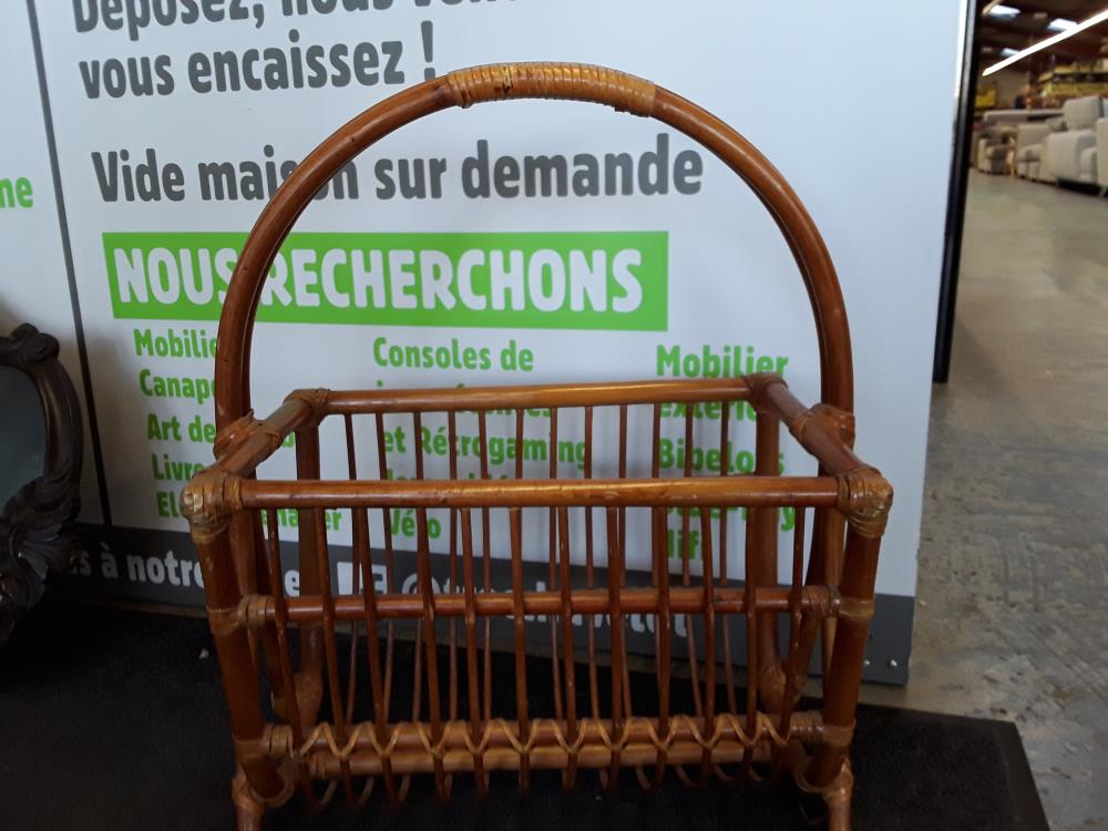 PORTE REVUES BAMBOU VINTAGE 