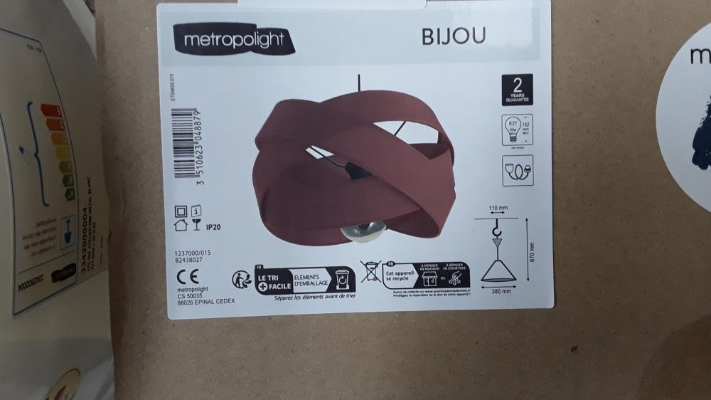 SUSPENSION BIJOUD38CM/DESTOCK 