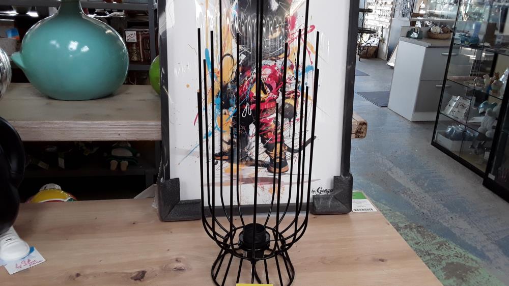 LAMPE A POSER AUGUSTE METAL 48 CM  /DESTOCK 