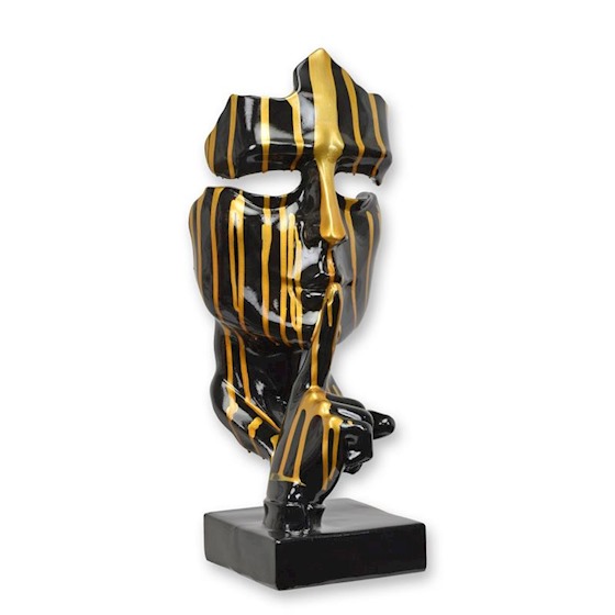 MASK SILENCE RESINE H 62 CM 