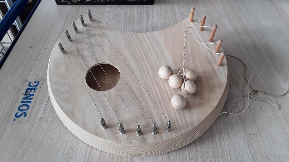 HARPE DE PORTE BOIS
