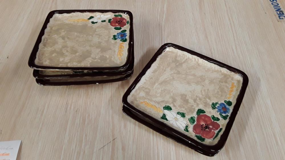 LOT DE 6 ASSIETTES J.MASSIER VALLAURIS 