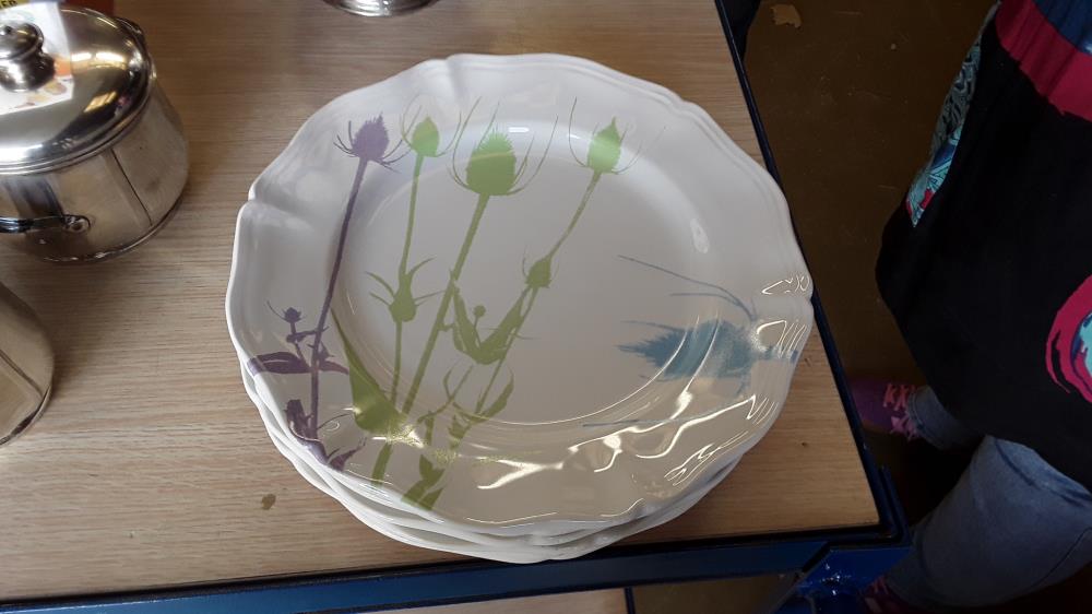 LOT DE 6 ASSIETTES LUNÉVILLE 