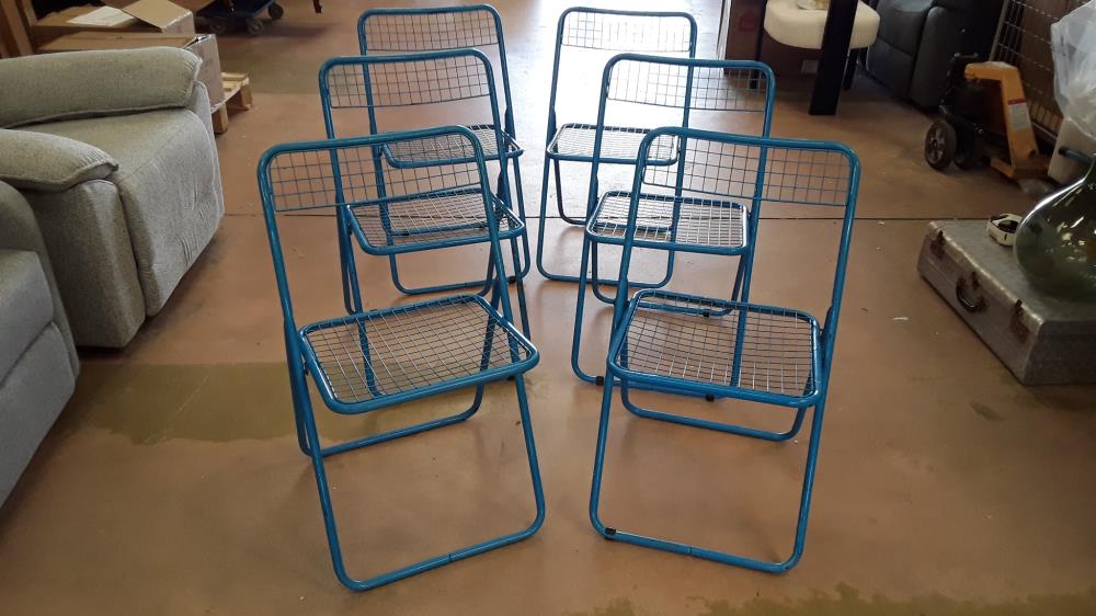 LOT DE 6 CHAISES TED NET IKEA VINTAGE