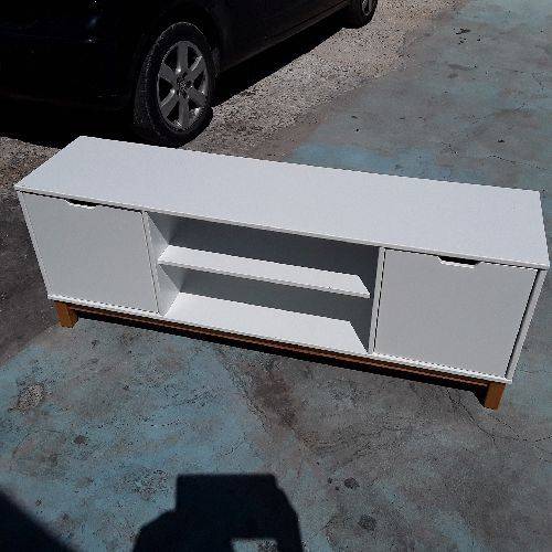 meuble tele bas blanc