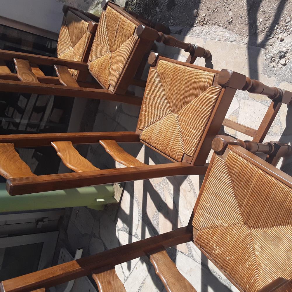 LOT DE 4 CHAISES