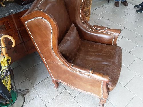 Fauteuil Cuir Vintage Maison Du Monde