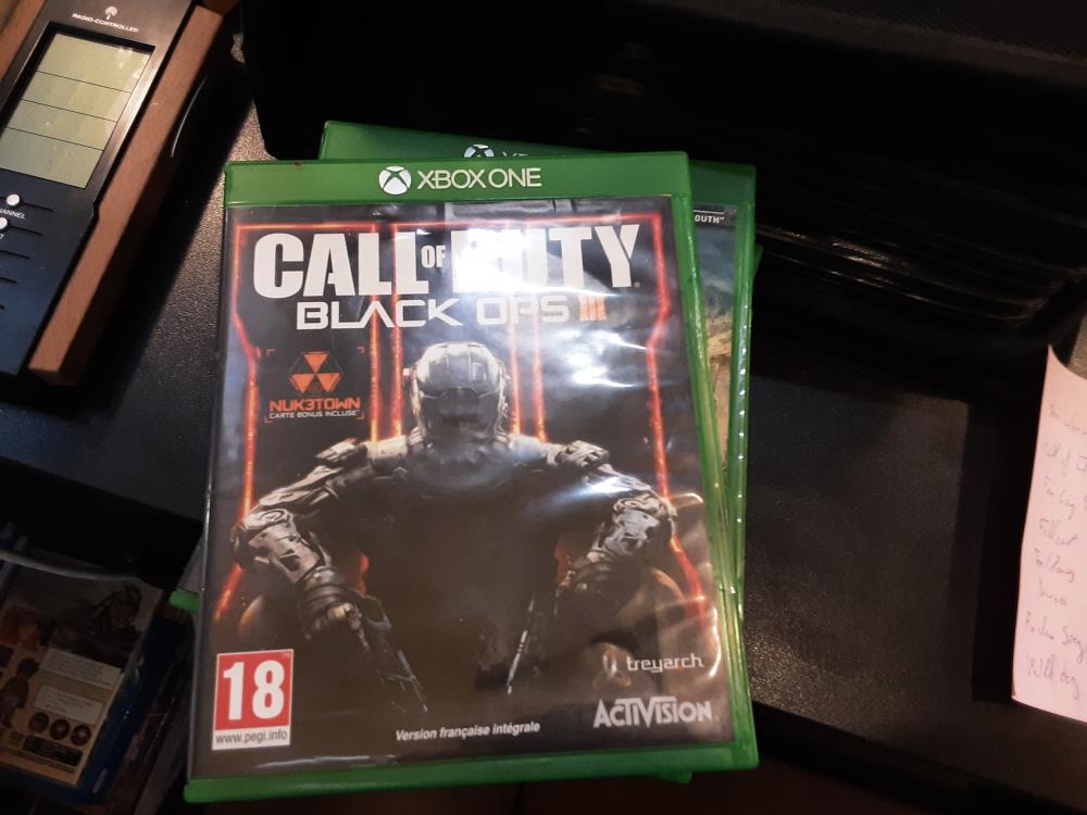 JEU XBOX ONE CALL OF DUTY BLACK OPS 3