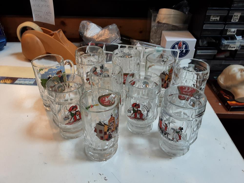 VERRES A BIÈRE 