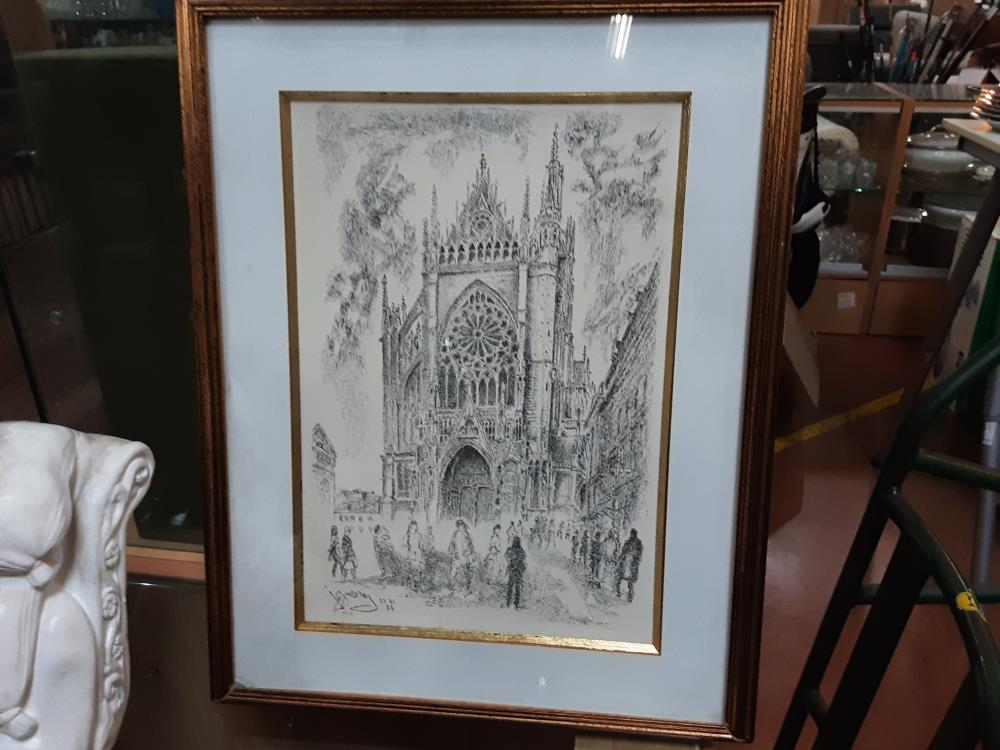 DESSIN CATHÉDRALE METZ