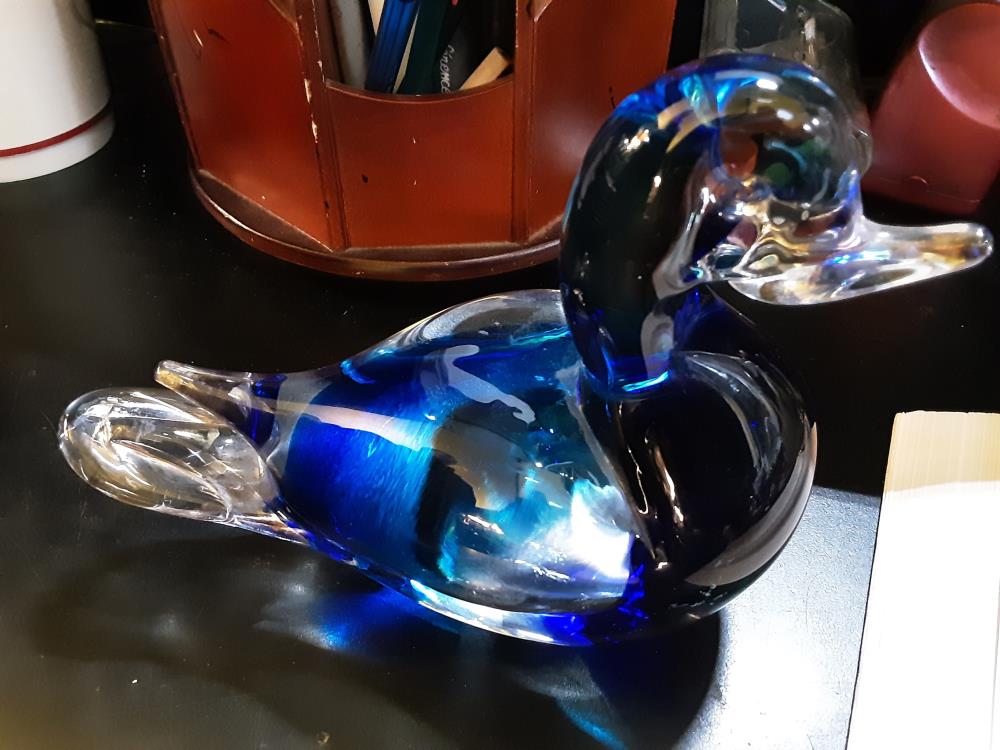 CANARD BLEU VERRE