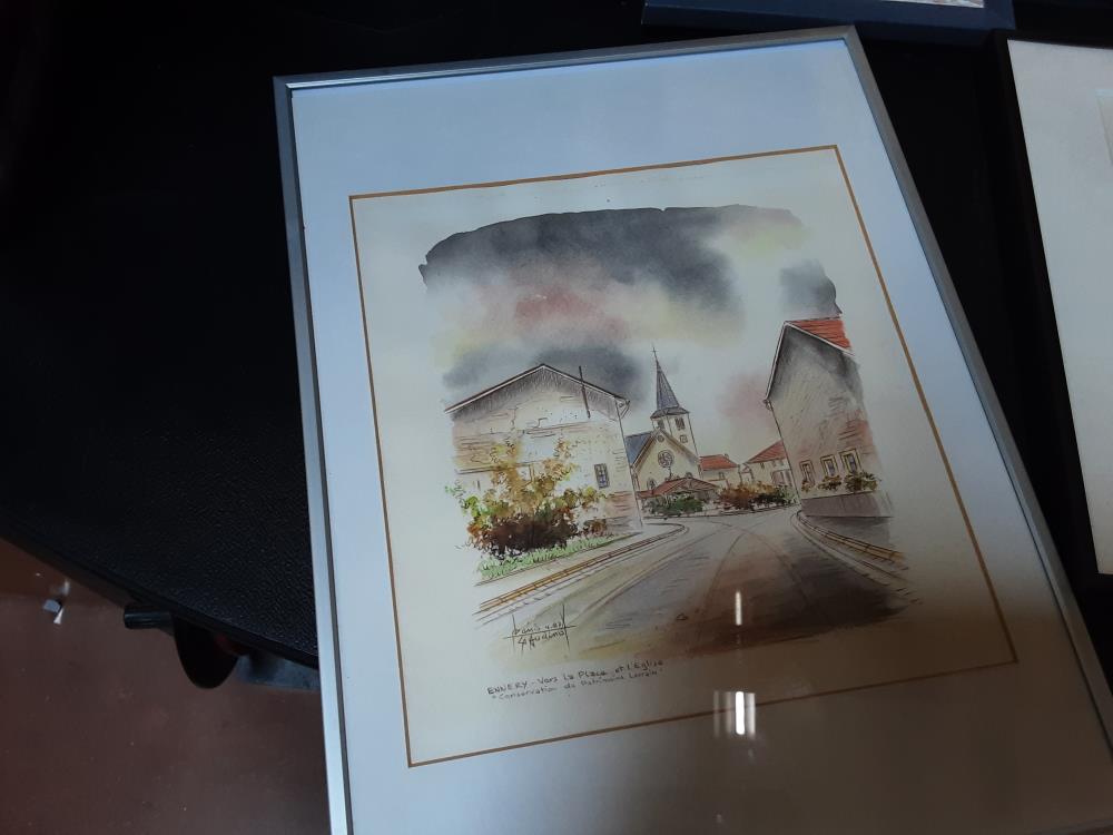 AQUARELLE SIGNÉ GAUDINOT