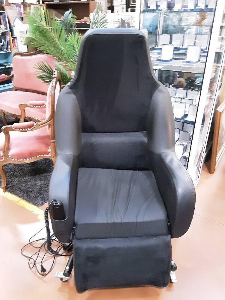 FAUTEUIL RELAX NOIR ELECTRIQUE