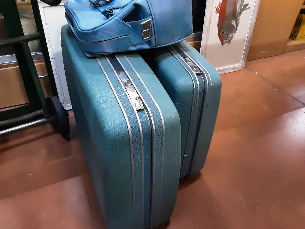 SAMSONITE VALISE BLEU 