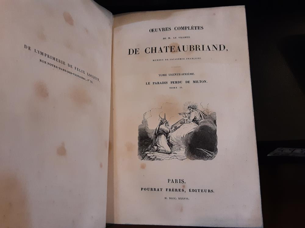 COLLECTON 36 VOLUMES CHATEAUBRIAND 