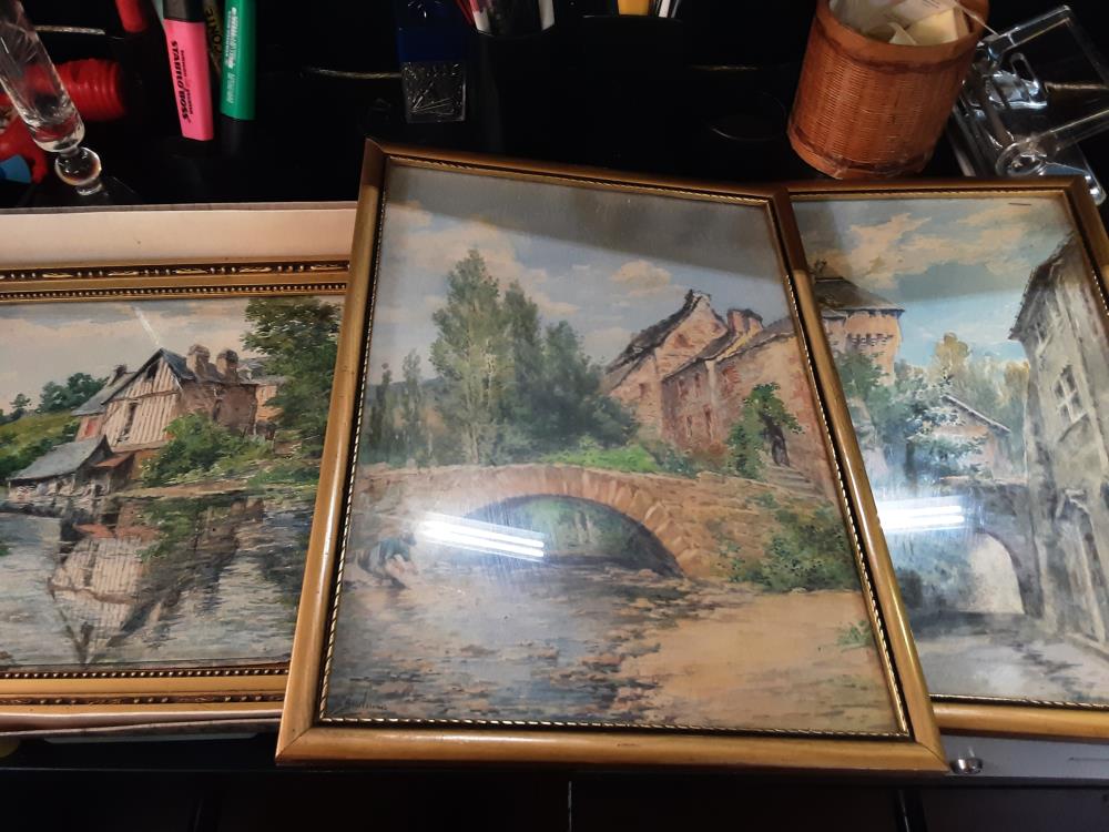 LOT DE 3 TABLEAU (1 DANS L’ÉTAT)