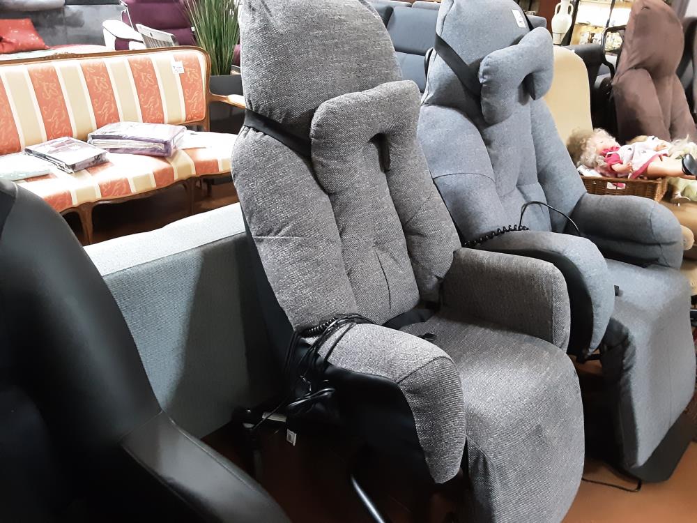 FAUTEUIL RELAX TISSUS GRIS