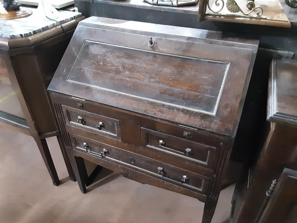 SECRETAIRE CHENE FONCÉ