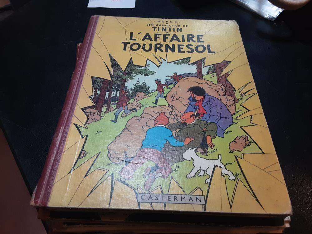 BD TINTIN L’AFFAIRE TOURNESOL 1958 B23 