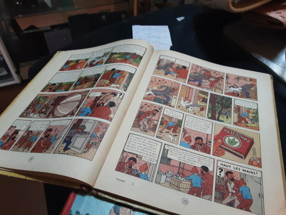 BD TINTIN L’AFFAIRE TOURNESOL 1958 B23 