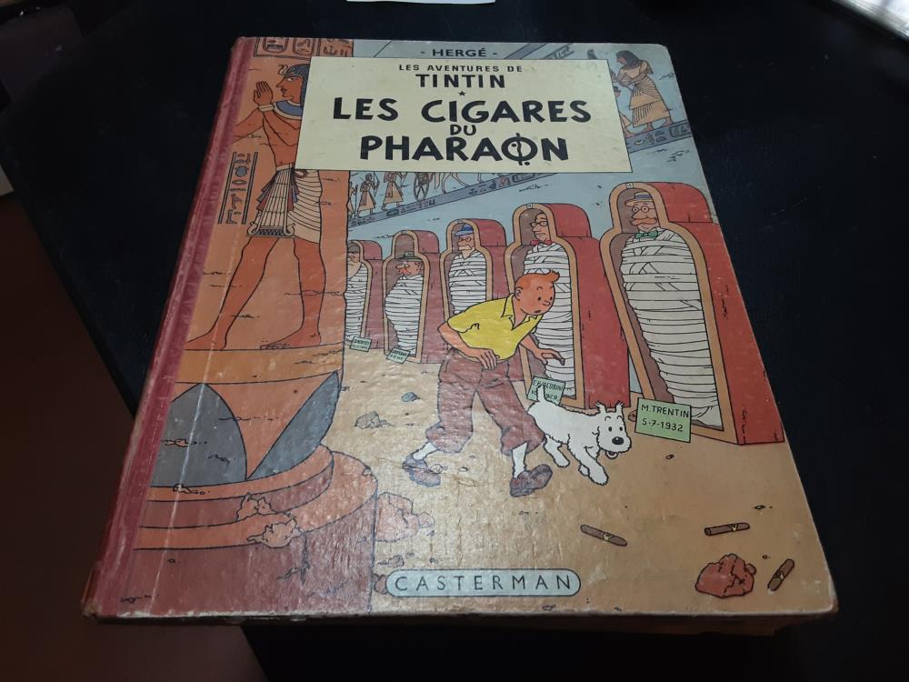 BD TINTIN LES CIGARES DU PHARAON 1958 B23