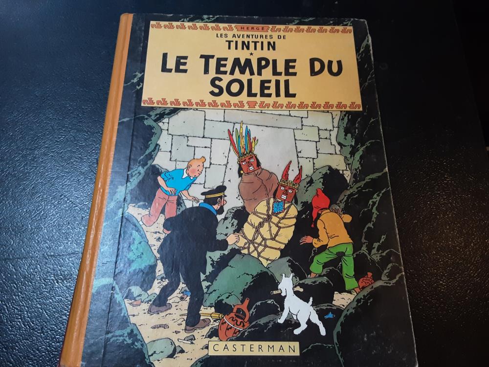 BD TINTIN LE TEMPLE DU SOLEIL 1960 B34 