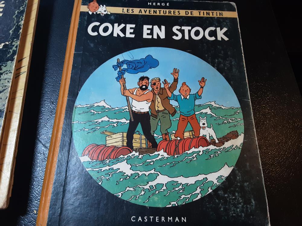 BD TINTIN COKE EN STOCK 