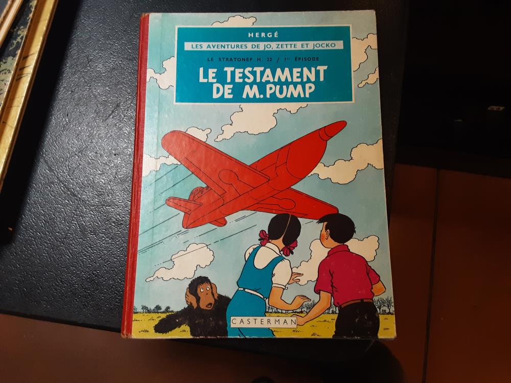 BD HERGÉ LE TESTAMENT DE M.PUMP 